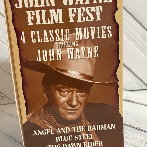 VHS John Wayne Film Fest 4 classic movie set - Picture 5 of 5